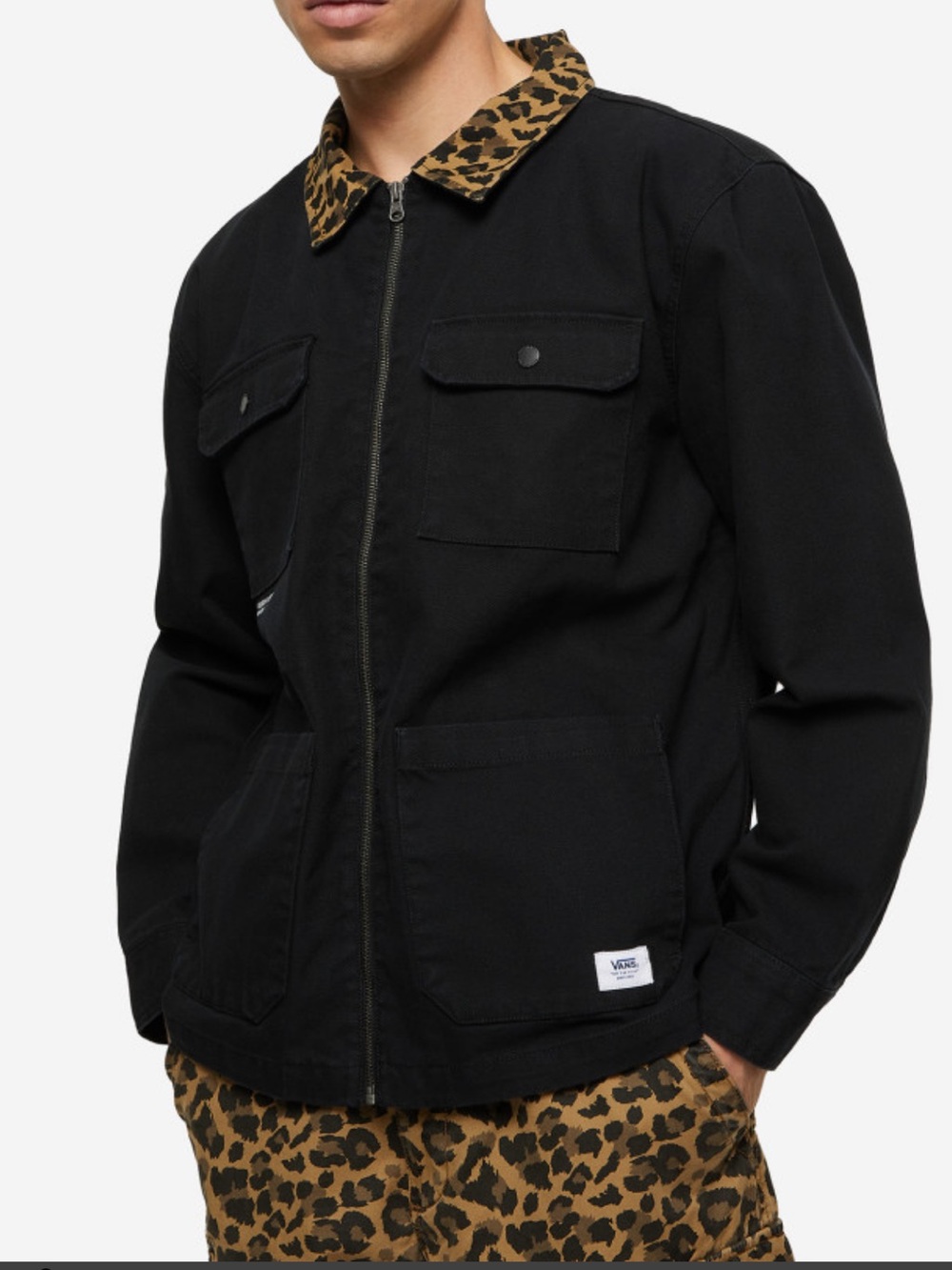 Vans Mens Anaheim Print Mash Up Jacket